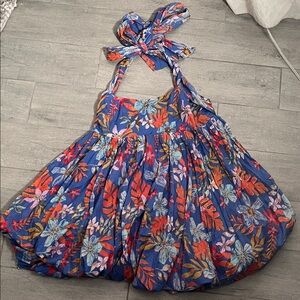 Free People Multicolor Smocked Dress